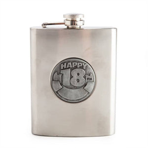 darrahopens Home & Garden > Kitchenware 18th Engravable Metal Flask