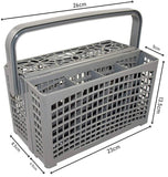 Darrahopens Home & Garden > Kitchenware 2 in 1 Universal Dishwasher Cutlery Basket (24 x 13 x 13 cm)