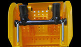 darrahopens Home & Garden > Kitchenware 20L Deluxe Mop Wringer Bucket Side Press Janitor Commercial Cleaning