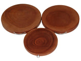 Darrahopens Home & Garden > Kitchenware 3 Natural Hardwood Hygienic Kitchen Cutting Wooden Chopping Board Round
