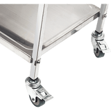 darrahopens Home & Garden > Kitchenware 3 Tiers Food Trolley Cart Stainless Steel Utility Kitchen Dining Service
