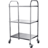 darrahopens Home & Garden > Kitchenware 3 Tiers Food Trolley Cart Stainless Steel Utility Kitchen Dining Service