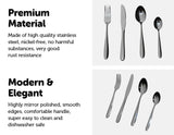 darrahopens Home & Garden > Kitchenware 32 Piece Stainless Steel Cutlery Set Knives Fork Spoon Teaspoon