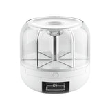Darrahopens Home & Garden > Kitchenware 6-In-1 Cereal Dispenser Rotating Grain Container 10KG Rice Storage Dry Food Box