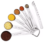 Darrahopens Home & Garden > Kitchenware 7pcs Stainless Steel Measuring Spoons