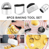 Darrahopens Home & Garden > Kitchenware 8pcs Kitchen Baking Cutter Tool Set