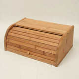 darrahopens Home & Garden > Kitchenware Bamboo Bread Bin Storage Box Kitchen Loaf Pastry Container