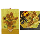 Darrahopens Home & Garden > Kitchenware Bedding House Van Gogh Sunflower Yellow Tea Towel