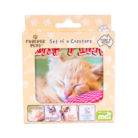 Darrahopens Home & Garden > Kitchenware Cat Coasters Set