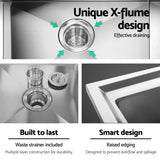 darrahopens Home & Garden > Kitchenware Cefito 100x60cm Commercial Stainless Steel Sink Kitchen Bench