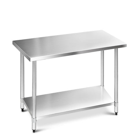 darrahopens Home & Garden > Kitchenware Cefito 1219 x 610mm Commercial Stainless Steel Kitchen Bench