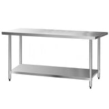 darrahopens Home & Garden > Kitchenware Cefito 1829 x 762mm Commercial Stainless Steel Kitchen Bench