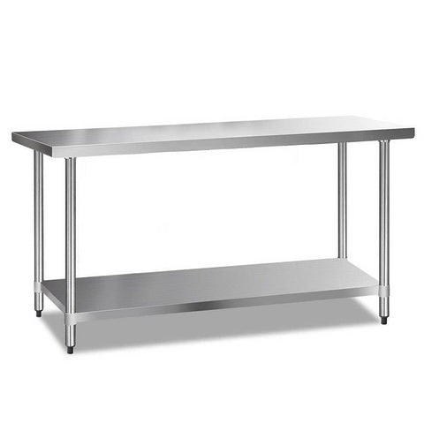 darrahopens Home & Garden > Kitchenware Cefito 610 x 1829mm Commercial Stainless Steel Kitchen Bench