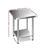 darrahopens Home & Garden > Kitchenware Cefito 762 x 762mm Commercial Stainless Steel Kitchen Bench