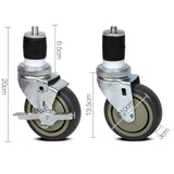 darrahopens Home & Garden > Kitchenware Cefito Set of 4  Swivel Castor Wheels