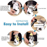 Darrahopens Home & Garden > Kitchenware Cookingstuff Multi Functional Vegetable Cutter Hand Drum Slicer Kitchen Artifact White