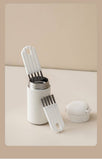 Darrahopens Home & Garden > Kitchenware Cup Lid Brush White 10*4.5*0.7cm