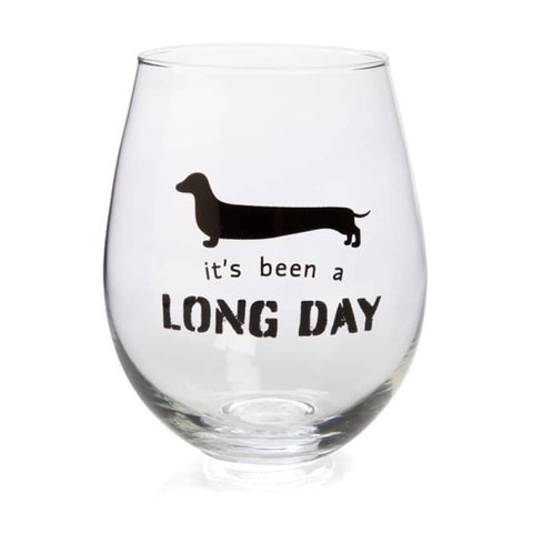 darrahopens Home & Garden > Kitchenware Dachshund Stemless Wine Glass