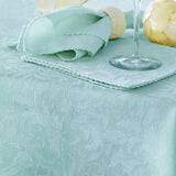 Darrahopens Home & Garden > Kitchenware Damask Embossed Tablecloth 160 x 260 cm Light Turquoise