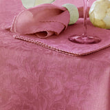 Darrahopens Home & Garden > Kitchenware Damask Embossed Tablecloth 160 x 260 cm Mauveglow