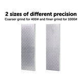 darrahopens Home & Garden > Kitchenware Double-Sided Diamond Knife Sharpeners Sharpening Stone W/ Stone Holder