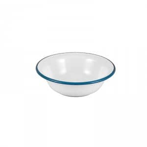 Darrahopens Home & Garden > Kitchenware Enam 14cm Basin/Bowl 350ml Wht