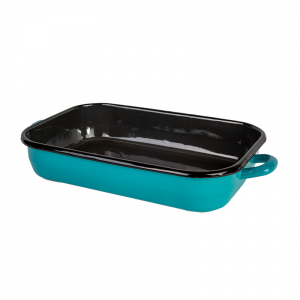Darrahopens Home & Garden > Kitchenware Enam Baking Dish 32cm Teal