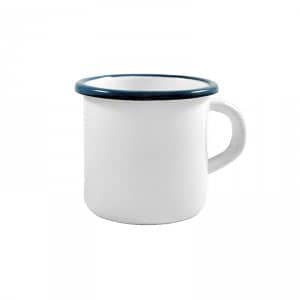 Darrahopens Home & Garden > Kitchenware Enam Mug 180ml White