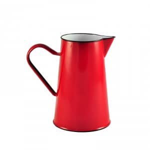 Darrahopens Home & Garden > Kitchenware Enam Pitcher 2 litre Red
