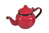 Darrahopens Home & Garden > Kitchenware Enam Teapot Small Red
