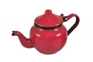 Darrahopens Home & Garden > Kitchenware Enam Teapot Small Red