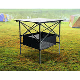 darrahopens Home & Garden > Kitchenware Folding Collapsible Camping Table Caravan RV Heavy Duty Steel & Aluminium