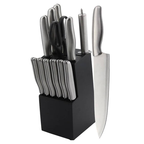 Darrahopens Home & Garden > Kitchenware High-Carbon Stainless Steel 14-Piece Kitchen Knife Set Chefs Cooks Knives Knife Sharpening