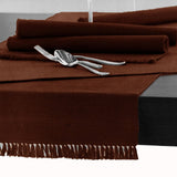 Darrahopens Home & Garden > Kitchenware Hoydu Cotton Ribbed Table Runner 45cm x 150cm - COPPER