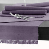 Darrahopens Home & Garden > Kitchenware Hoydu Cotton Ribbed Table Runner 45cm x 200cm - LAVENDER MIST