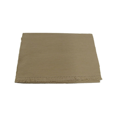Darrahopens Home & Garden > Kitchenware Hoydu Cotton Ribbed Table Runner 45cm x 200cm - WARM SAND