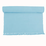 Darrahopens Home & Garden > Kitchenware Hoydu Set of 2 - Cotton Ribbed Table Placemats Sky Blue