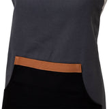 Darrahopens Home & Garden > Kitchenware J Elliot Home Selby Cotton Apron 83 x 68 cm Charcoal & Black