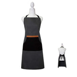 Darrahopens Home & Garden > Kitchenware J Elliot Home Selby Cotton Apron 83 x 68 cm Charcoal & Black