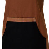 Darrahopens Home & Garden > Kitchenware J Elliot Home Selby Cotton Apron 83 x 68 cm Ginger & Black