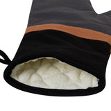 Darrahopens Home & Garden > Kitchenware J Elliot Home Selby Cotton Oven Mitt 34 x 15 cm Charcoal & Black