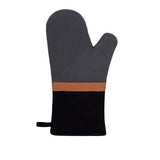 Darrahopens Home & Garden > Kitchenware J Elliot Home Selby Cotton Oven Mitt 34 x 15 cm Charcoal & Black