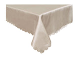 Darrahopens Home & Garden > Kitchenware Jacquard Table Cloth Mist Taupe 150 x 270 cm