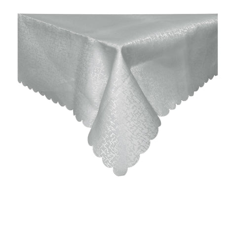 Darrahopens Home & Garden > Kitchenware Jacquard Table Cloth Scribble Grey 135 x 180 cm
