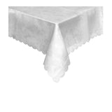 Darrahopens Home & Garden > Kitchenware Jacquard Table Cloth White Rose Garden 150 x 220 cm