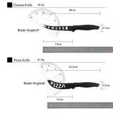 darrahopens Home & Garden > Kitchenware Kitchen 17 Pc Knife Set w/ Block & Sharpener Chef Bread Steak Knives