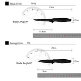 darrahopens Home & Garden > Kitchenware Kitchen 17 Pc Knife Set w/ Block & Sharpener Chef Bread Steak Knives