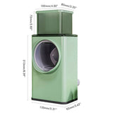 Darrahopens Home & Garden > Kitchenware Kitchen Vegetable Food Manual Rotary Drum Grater Chopper Slicer Fruit Cutter