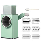 Darrahopens Home & Garden > Kitchenware Kitchen Vegetable Food Manual Rotary Drum Grater Chopper Slicer Fruit Cutter