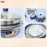 Darrahopens Home & Garden > Kitchenware Kylin Electric 1500W Hotpot with Stainless Steel Inner Pot 4L AU-K2011